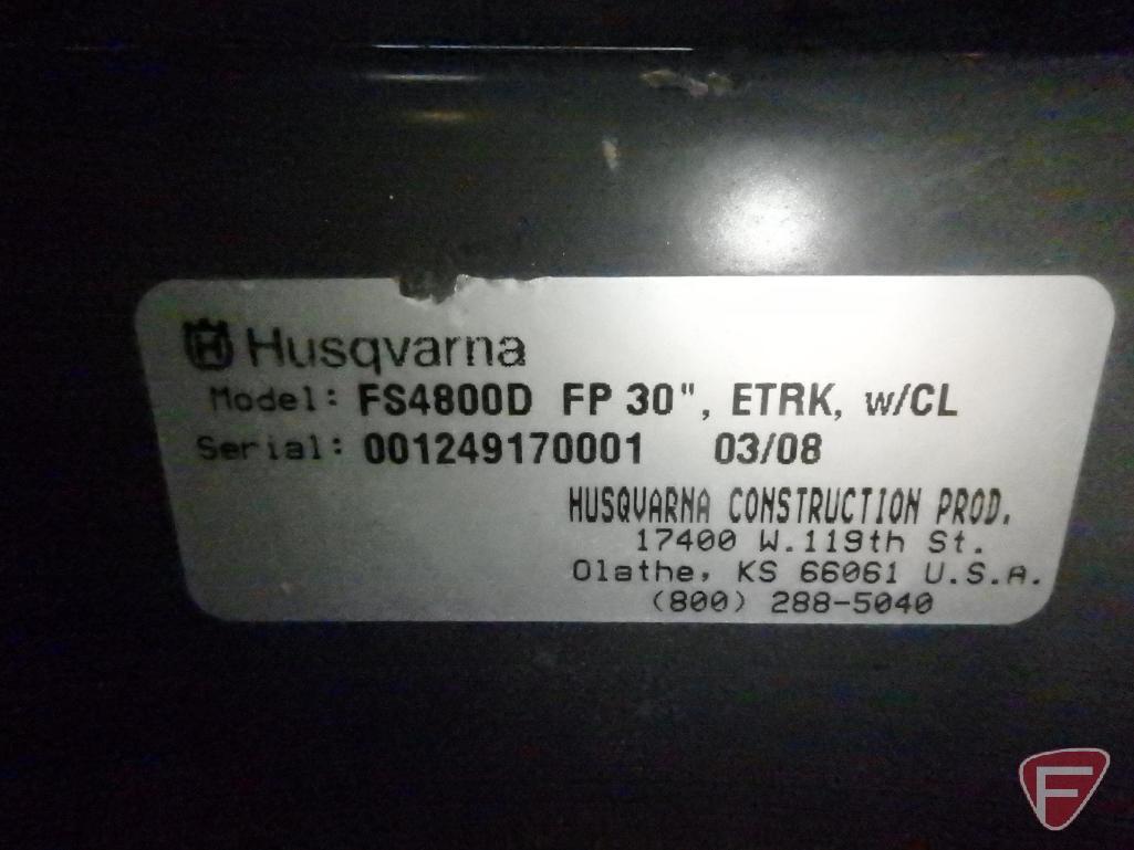 Husqvarna FS 4800 concrete saw with Yanmar TNV engine