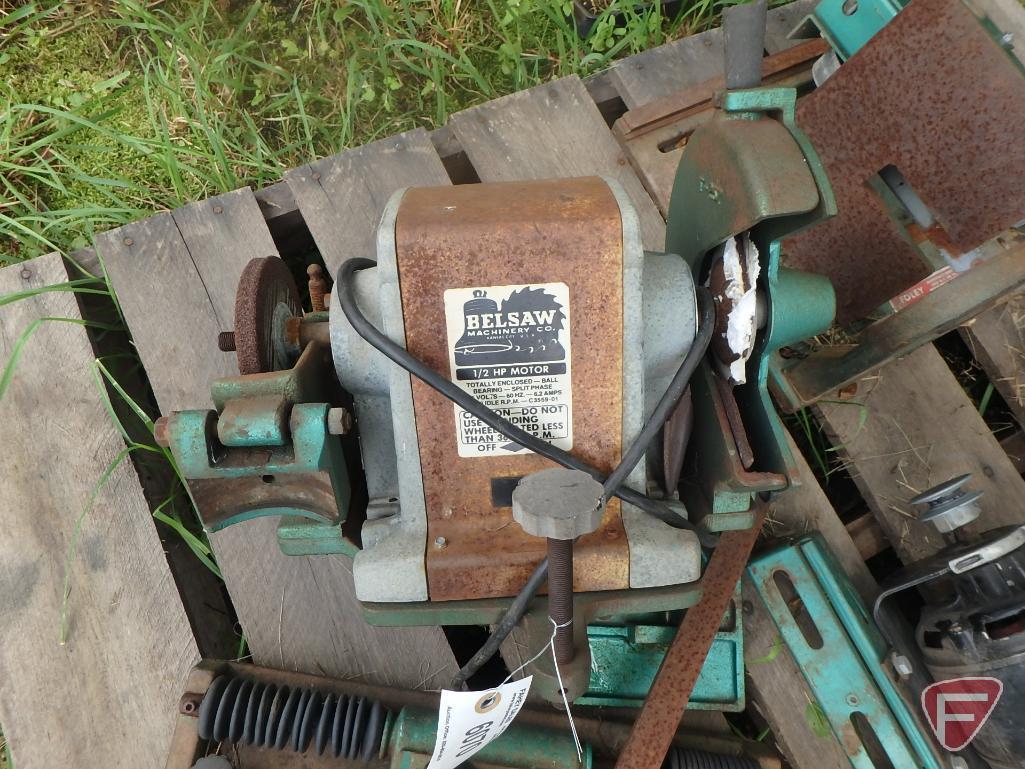 Foley Belsaw sharpening power tools and stand