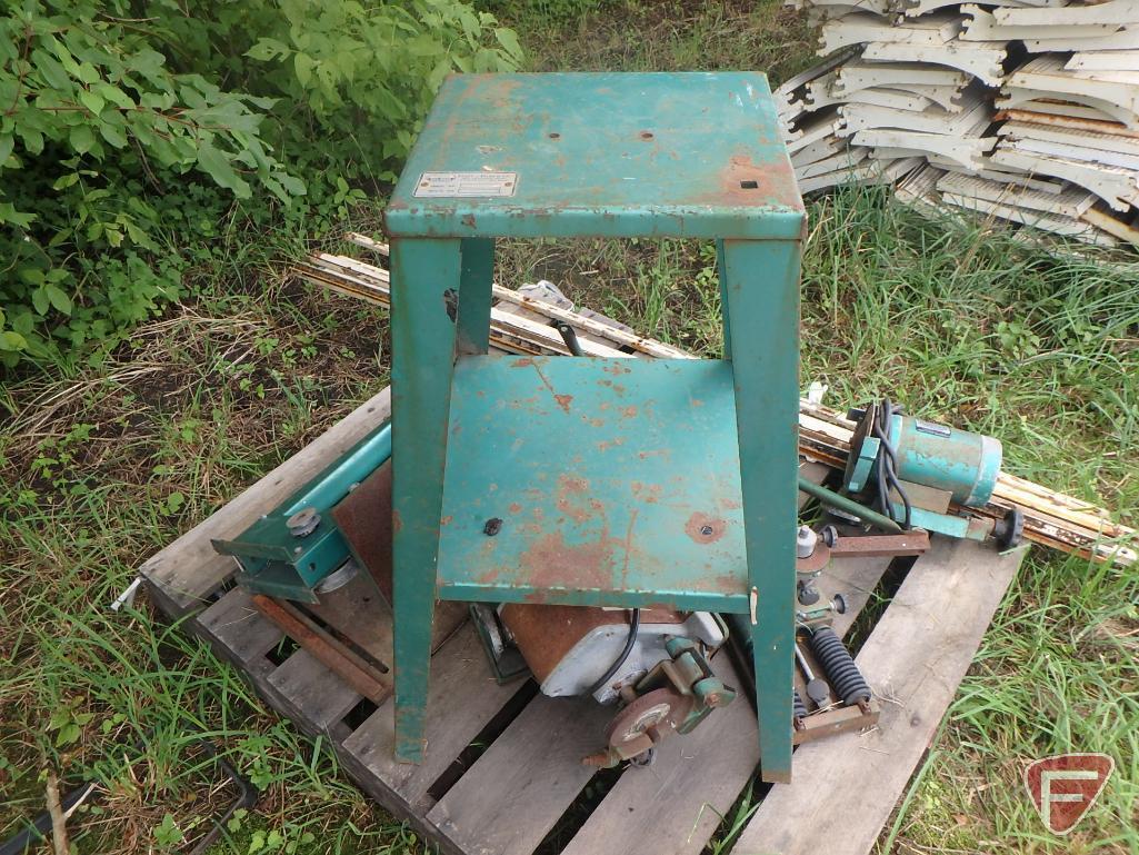 Foley Belsaw sharpening power tools and stand