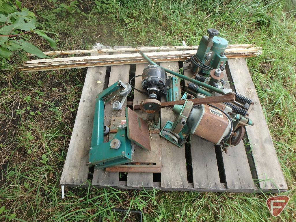 Foley Belsaw sharpening power tools and stand