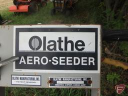 Olathe 84 Aero-Seeder walk behind slot seeder, sn 842098 1/89
