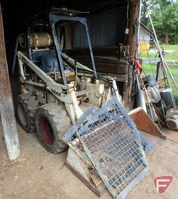 Bobcat Clark 610 LP skid loader with 60" dirt bucket, sn 210459