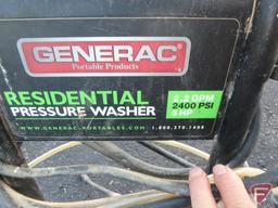 Generac Residential portable pressure washer, 2.2gpm, 2400psi,