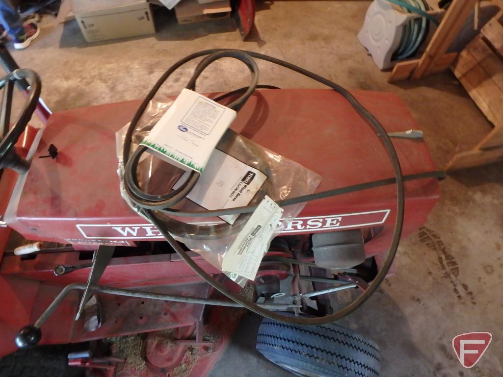 Toro Wheel Horse lawn tractor/mower, Charger 12 automatic, 36in mower deck, 42in Wheel Horse blade,