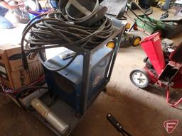 Miller Arc welder, model M-225 A.C. With Lincoln helmet and cable