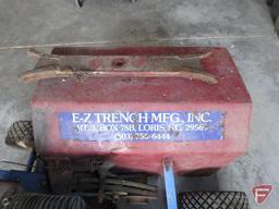 E-Z Trench Mfg, Inc. shallow trencher with Briggs & Stratton 5hp gas engine, pull start
