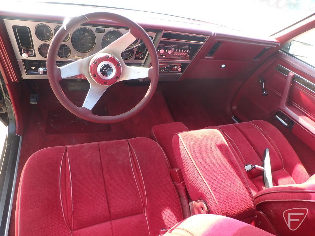 1982 Chrysler Cordoba Passenger Car