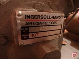 Ingersoll Rand T30 air compressor, Baldor 230V 3hp 1ph motor
