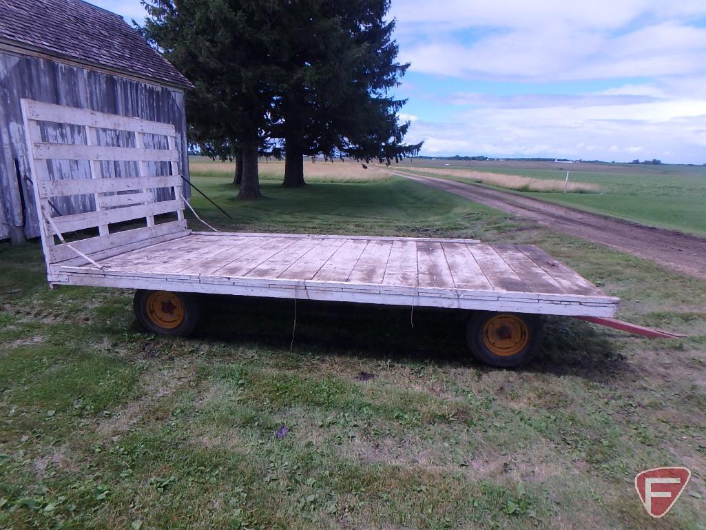 Minnesota heavy duty Super Six running gear with hay rack