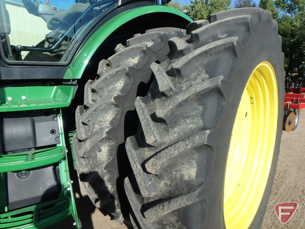 2016 John Deere 8295R front wheel assist 295HP tractor, 1075 hours