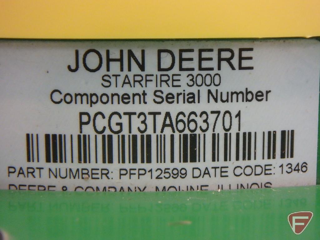 2013 John Deere StarFire 3000 GPS recieving globe with John Deere GS3 2630 display