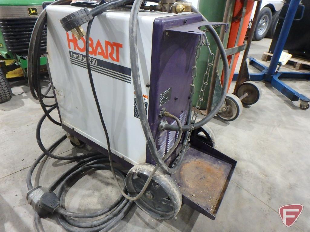 Hobart IronMan 250 MIG welder, solid wire, 200/230V, 40/35 amp, single phase, sn: LA172253