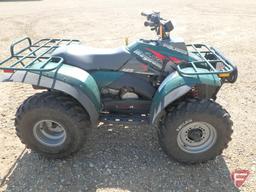 1998 Polaris Magnum 4x4 ATV with 5 ft. snow plow blade