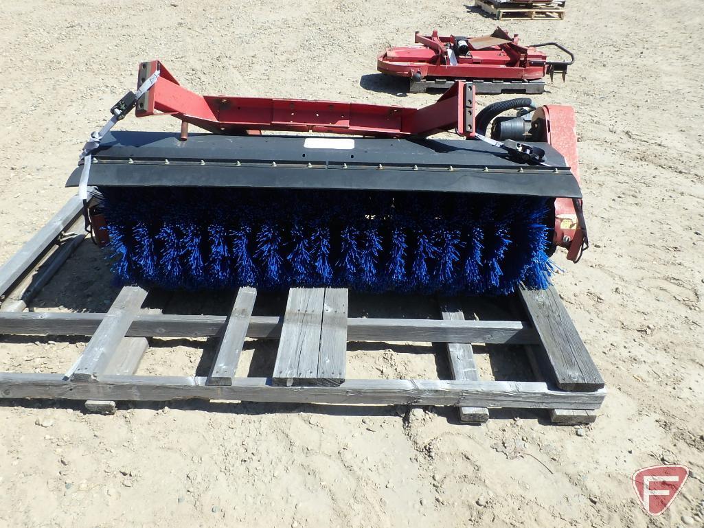 Toro 64" hydraulic articulating broom attachment