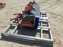 Toro 64" hydraulic articulating broom attachment