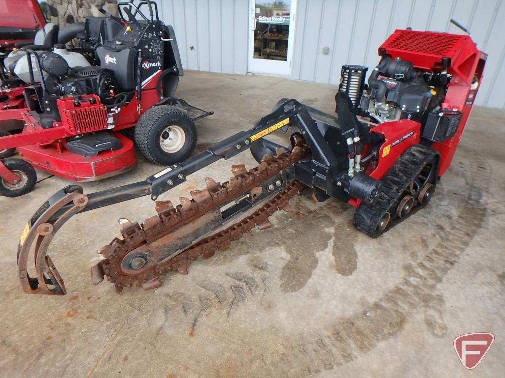 2018 Toro TRX 250 Intelli-Trench trencher with V-Twin commercial 708cc 24.5 HP motor, 183 hrs