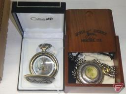 John Deere pocket watch by Colibri of London, 3rd in a limited edition series, 238/500, and