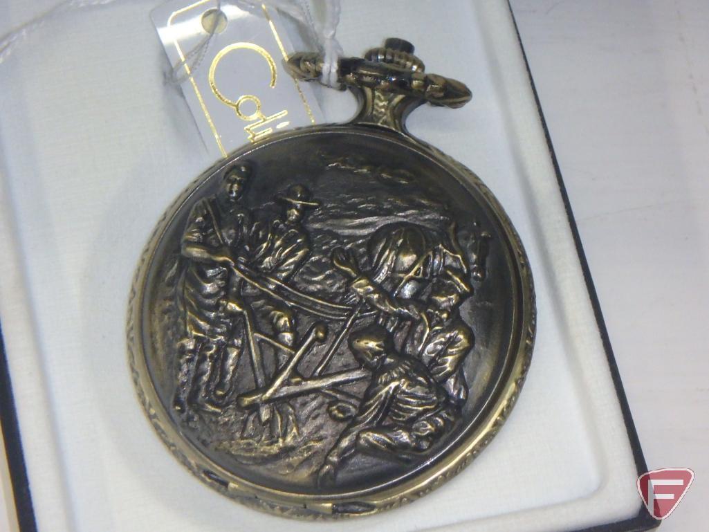 John Deere pocket watch by Colibri of London, 3rd in a limited edition series, 238/500, and