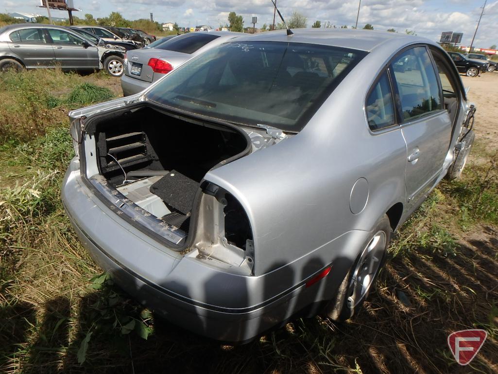 2005 Volkswagen Passat Passenger Car, No title, no registration, Parts only