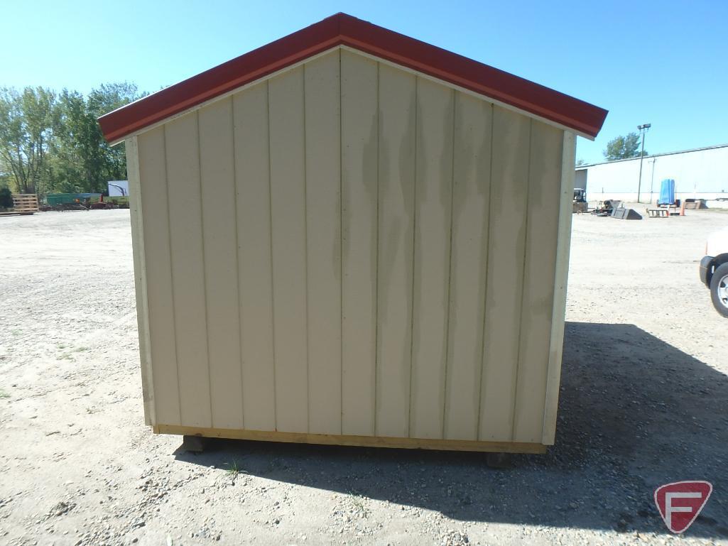 NEW 8x12 storage shed with metal roof