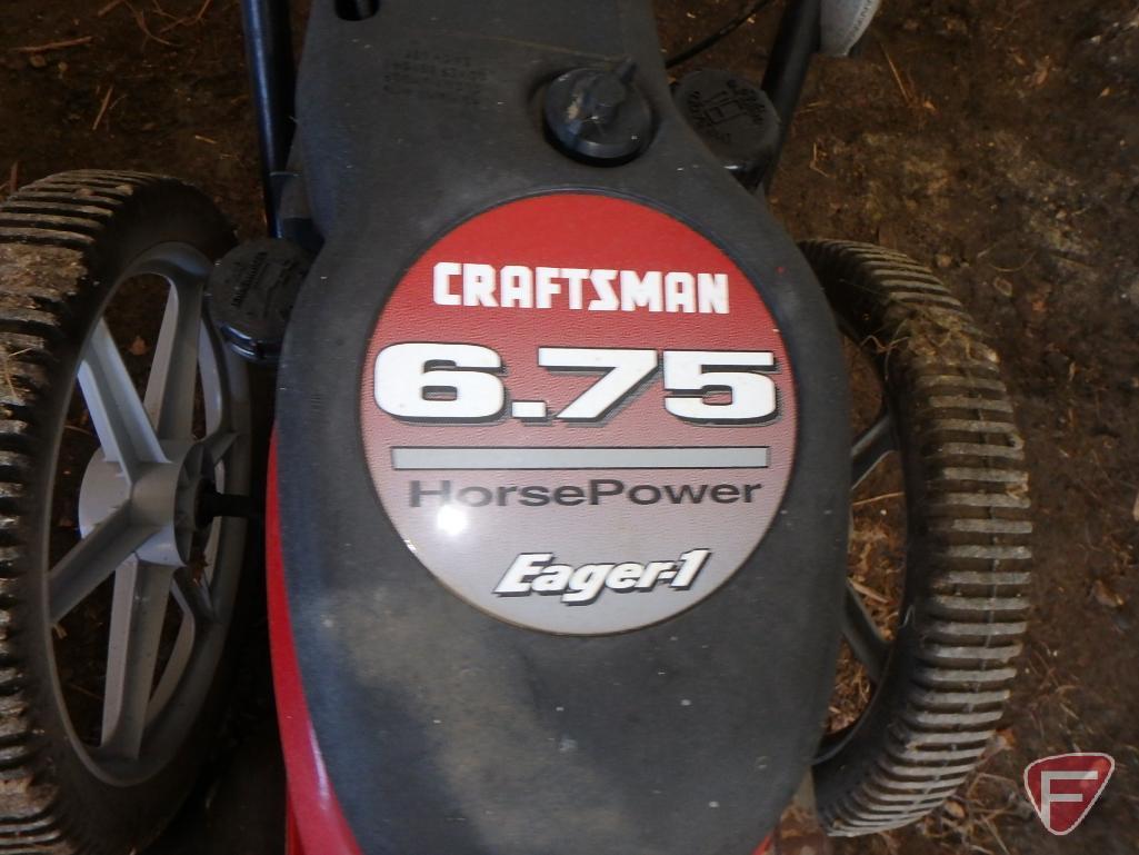 Craftsman walk behind estate trimmer with 6.75hp gas engine
