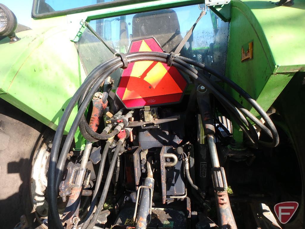 Deutz DX130 Powermatic tractor, 4949hrs showing, 121 pto rated hp. model D 1029-S, sn 78300022