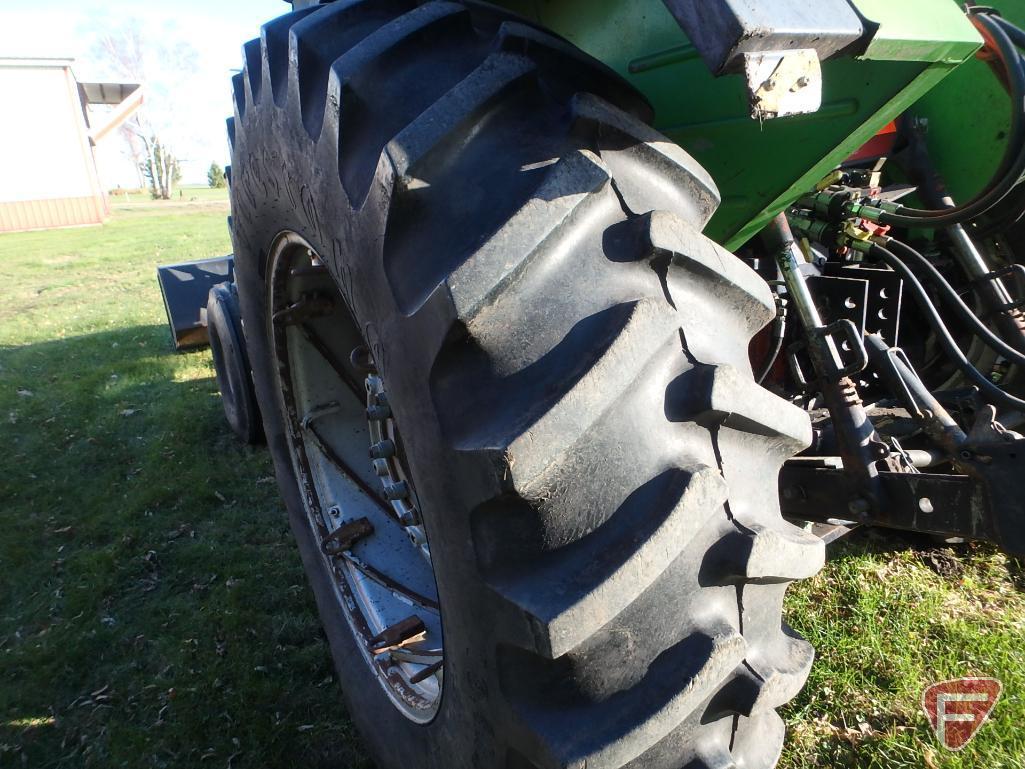 Deutz DX130 Powermatic tractor, 4949hrs showing, 121 pto rated hp. model D 1029-S, sn 78300022