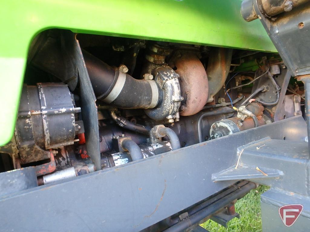 Deutz DX130 Powermatic tractor, 4949hrs showing, 121 pto rated hp. model D 1029-S, sn 78300022