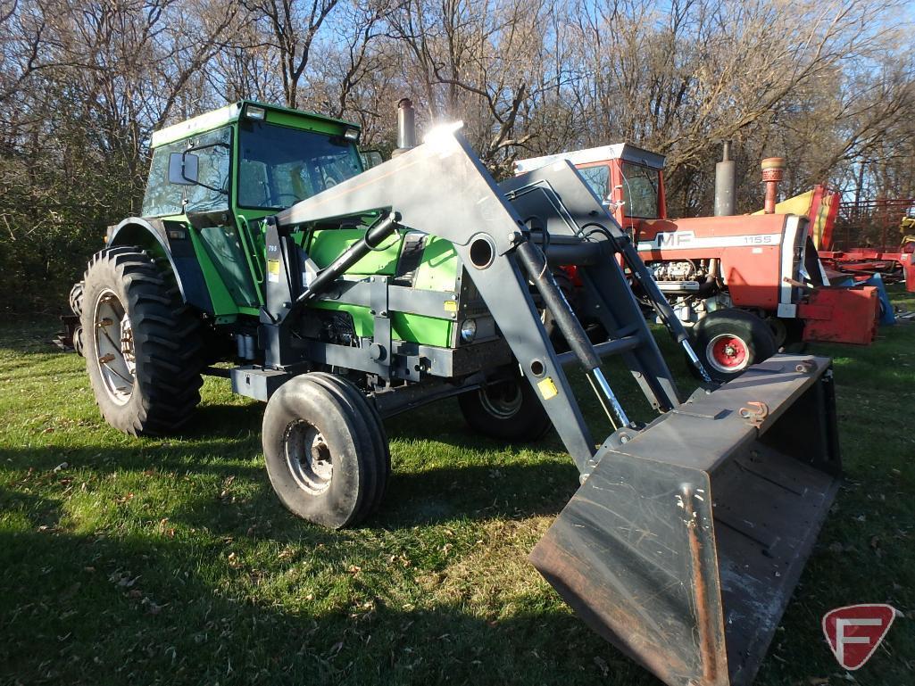 Deutz DX130 Powermatic tractor, 4949hrs showing, 121 pto rated hp. model D 1029-S, sn 78300022