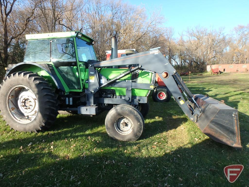 Deutz DX130 Powermatic tractor, 4949hrs showing, 121 pto rated hp. model D 1029-S, sn 78300022