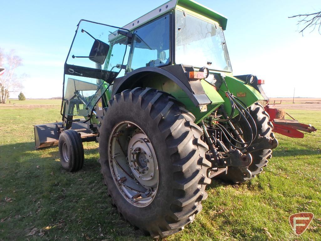 Deutz DX130 Powermatic tractor, 4949hrs showing, 121 pto rated hp. model D 1029-S, sn 78300022