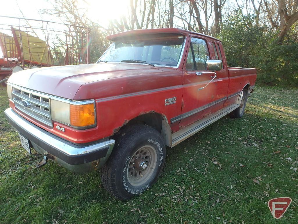 1987 Ford F-250 Pickup Truck, 97K Single Owner Miles!