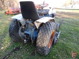 Mitsubishi MT372 diesel garden tractor with 48" mid mount deck 510hrs showing