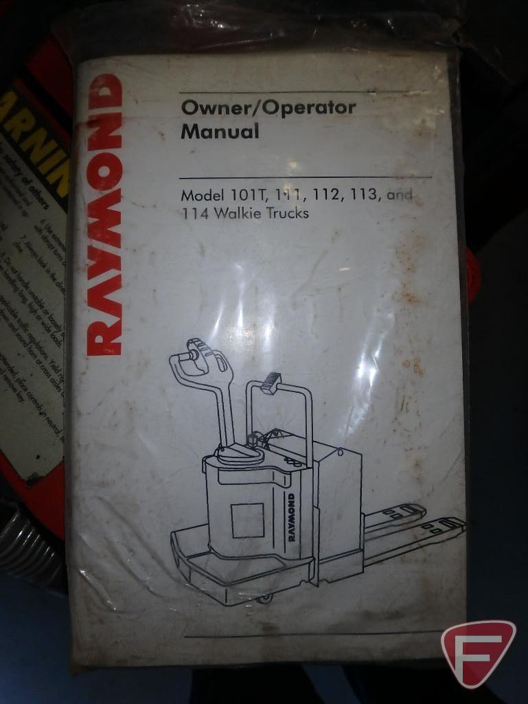 Raymond 24v electric pallet jack, hrs unreadable