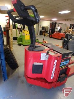 Raymond 24v electric pallet jack, hrs unreadable