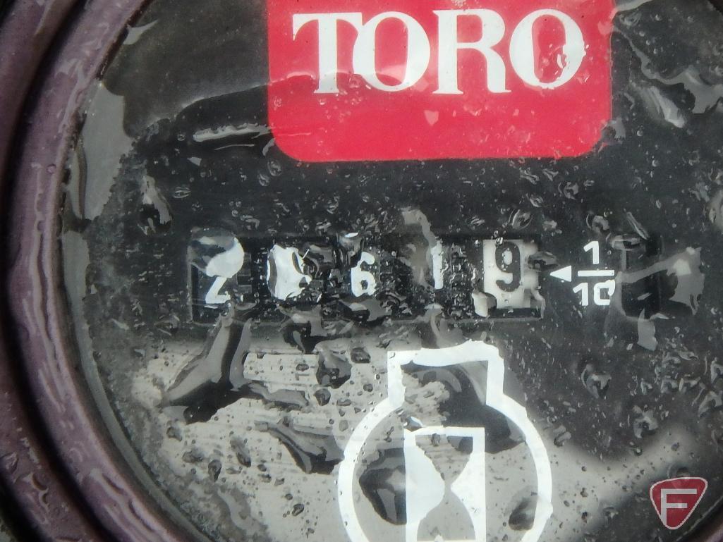 1991 Toro Greensmaster 3100 gas triplex reel mower, sn 04353-10355, actual 5,093 hrs.