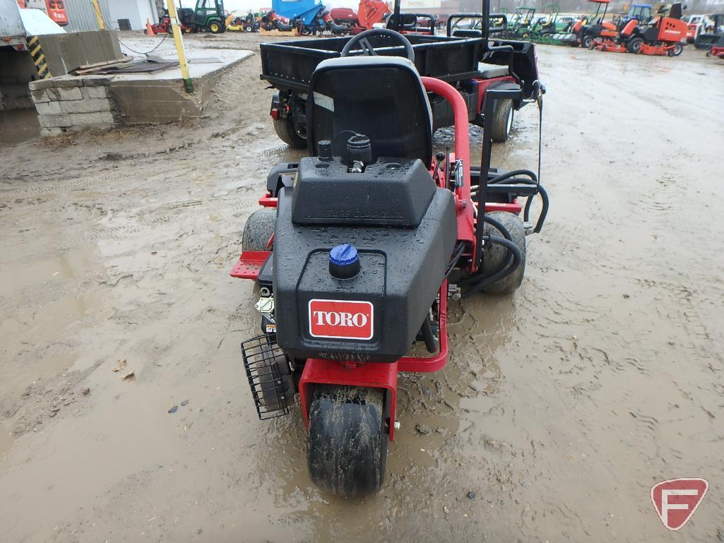 1991 Toro Greensmaster 3100 gas triplex reel mower, sn 04353-10355, actual 5,093 hrs.