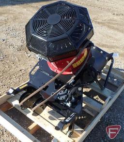 Toro Pro Force debris blower attachment with hydraulic spout turn