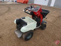 Toro fertilizer buggy, 756 hours, gas powered, model 34215, sn 315000295