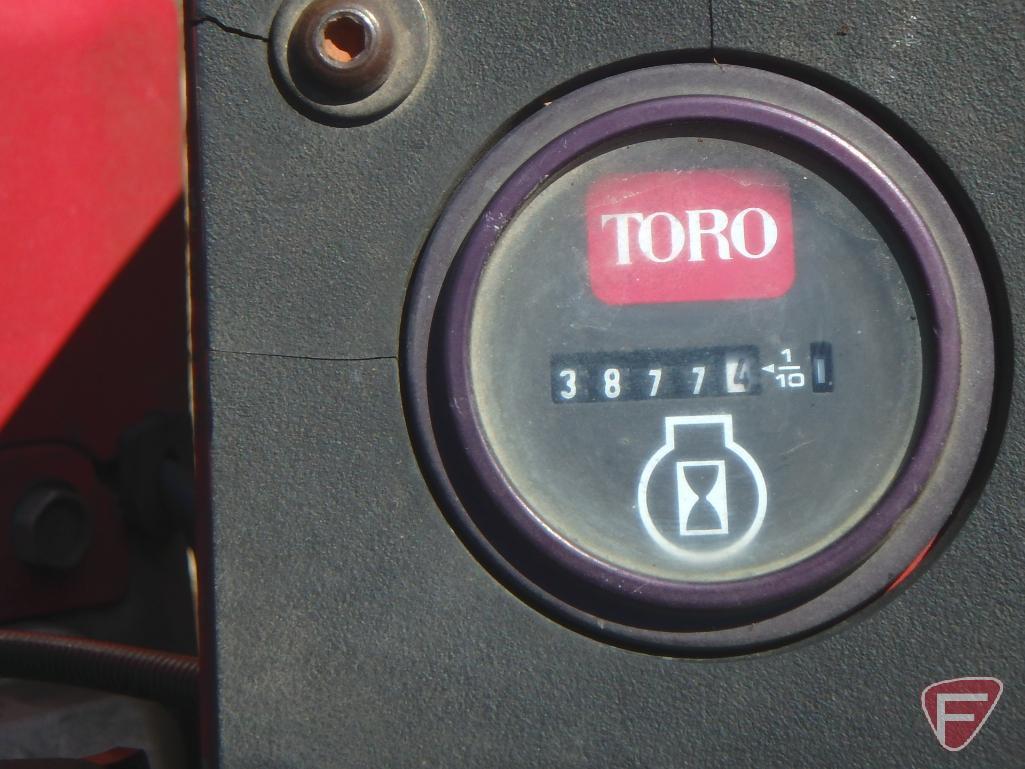 1996 Toro 3100 gas 2WD triplex greens mower, sn 04353-60989, SPA reels, 11-blade, 3,877 hrs.