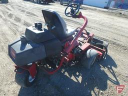 1996 Toro 3100 gas 2WD triplex greens mower, sn 04353-60989, SPA reels, 11-blade, 3,877 hrs.