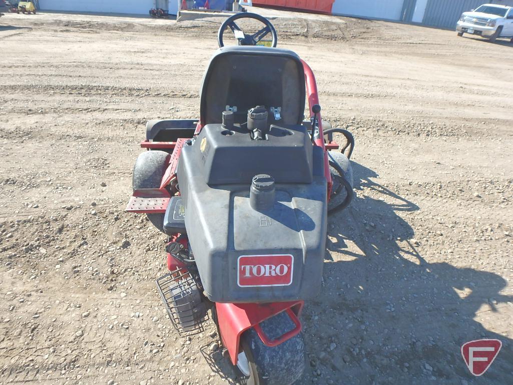 1996 Toro 3100 gas 2WD triplex greens mower, sn 04353-60989, SPA reels, 11-blade, 3,877 hrs.