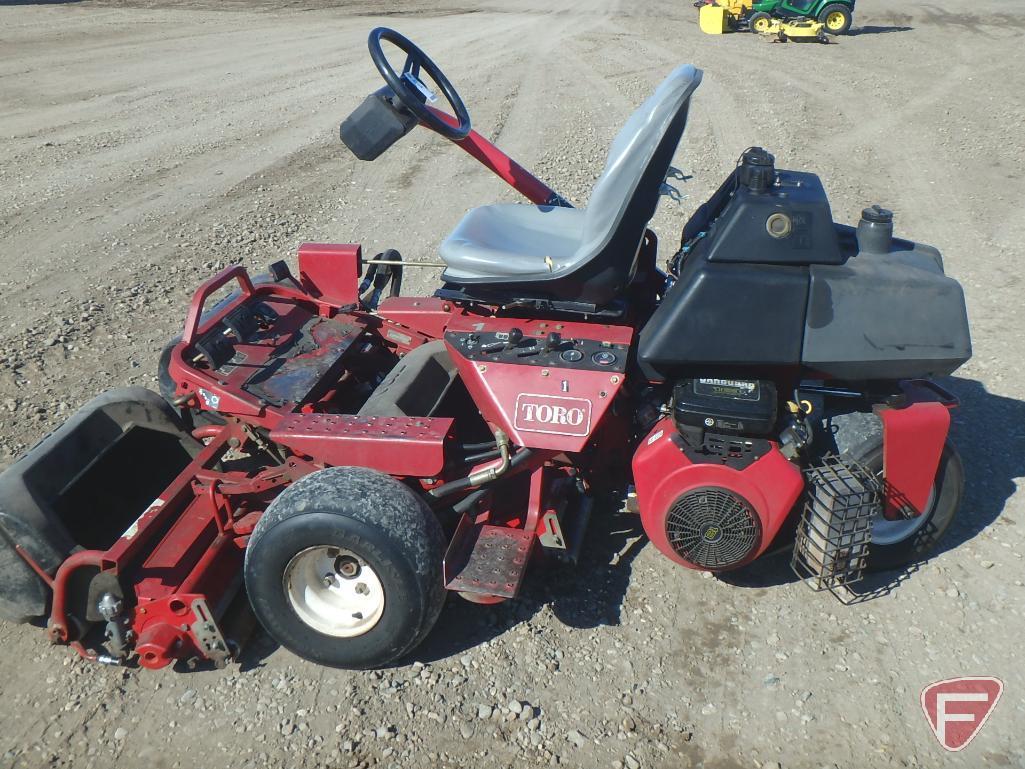 1996 Toro 3100 gas 2WD triplex greens mower, sn 04353-60989, SPA reels, 11-blade, 3,877 hrs.