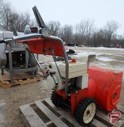 Jacobsen Imperial 826 walk behind snow blower, 2 stage, 26" path, 8hp gas engine