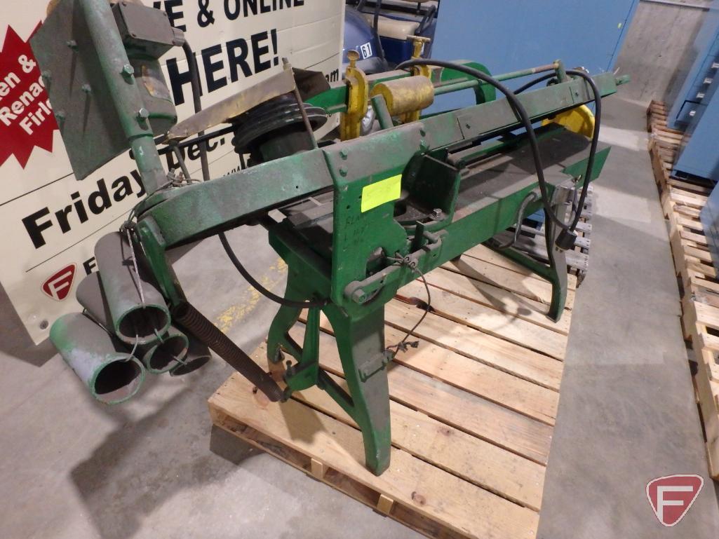 Well's metal band saw marked for 3/4" x 11.7" blade, sn 14382