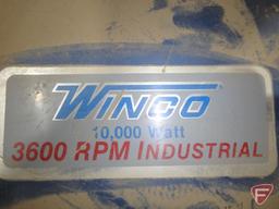 Winco 10000watt industrial generator, 3600rpm, model TP10WH-3E/A, sn 32227JO