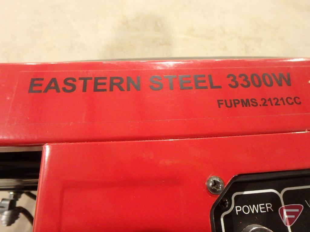 2015 Eastern Steel 3300w gas generator, model FUPMS.2121CC