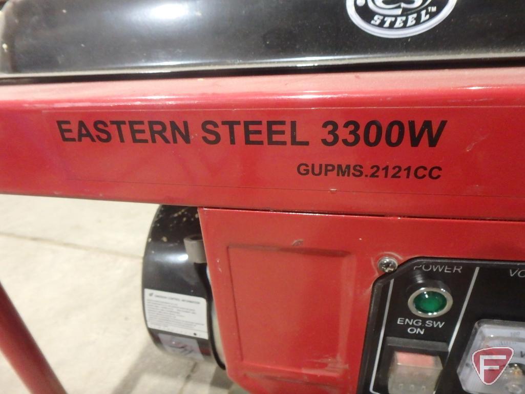 2016 Eastern Steel 3300w gas generator, model GUPMS.2121CC