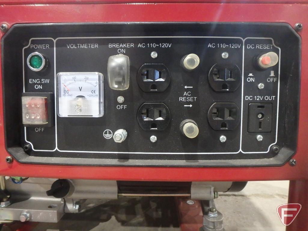 2016 Eastern Steel 3300w gas generator, model GUPMS.2121CC