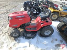 Troy-Bilt Tuffy riding lawn mower with 17hp Kohler gas engine, 38" deck, 7-speed transmission